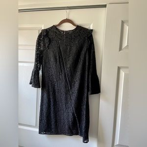 Ann Taylor Black Lace Dress